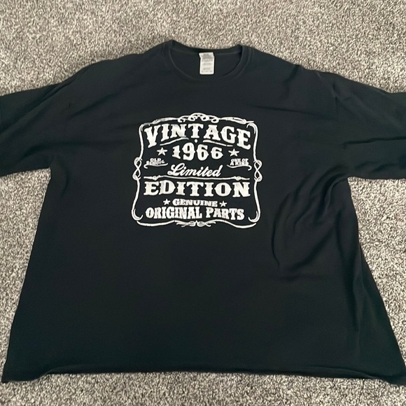 Gildan Other - 1966 Birthday Vintage Tee Shirt T-Shirt Men’s XXL Black and White Top